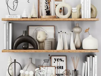 decorative set 04 3D model