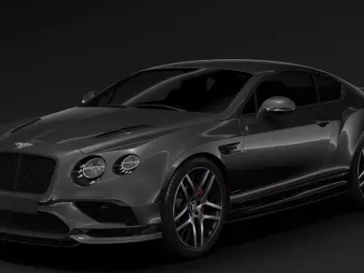 Bentley Continental Supersport 2018 3D model