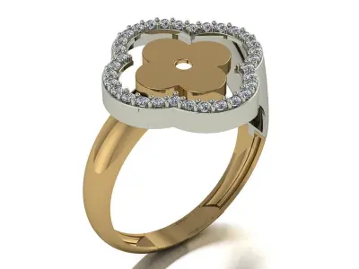 Louis Vuitton Ring 3D print model
