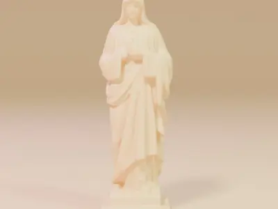 religious statue 3D model