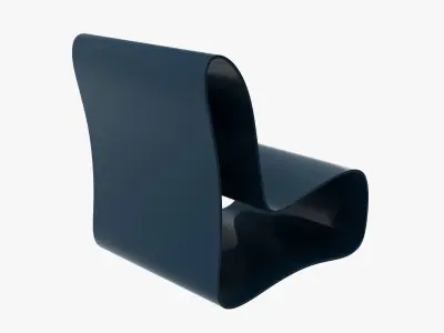 Plastic modern chair 3D model