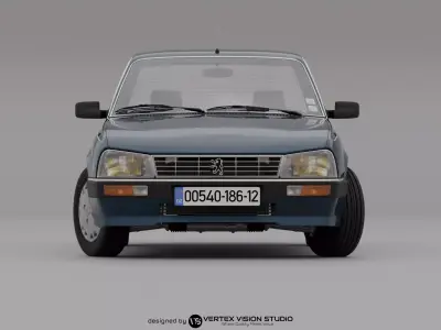PEUGEOT 505 SX 1986 3D model