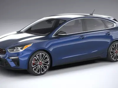 Kia Forte GT Hatchback 2021 3D model