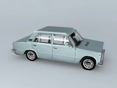 VAZ 21011 car Free 3D model