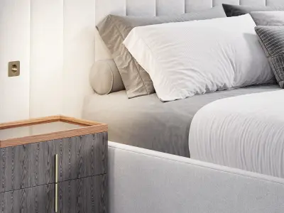 Milan bed by Stylishclub 3D model