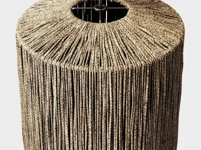 Lamp barrel big rope n3 3D model