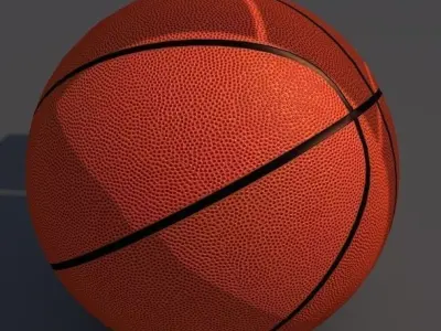 Basketball ball 3D model 7