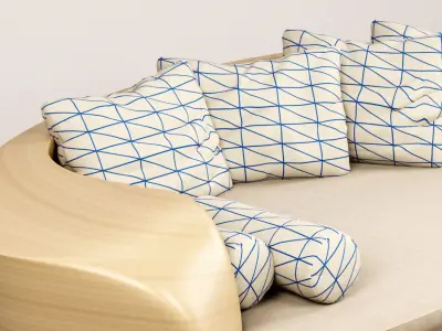 Outdoor Wooden Chair Free Free 3D model