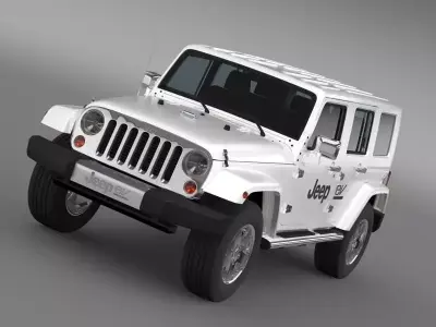 Jeep Wrangler Electric Vehicle Concept 3D model