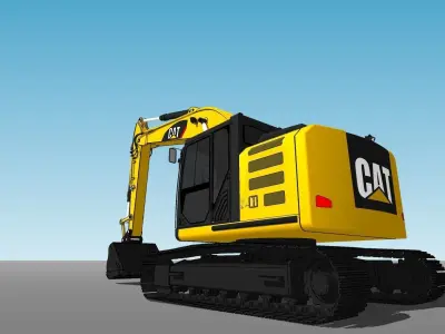  CAT 320 E LRR 3D model