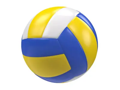 Volleyball ball  Low-poly 3D model purchase