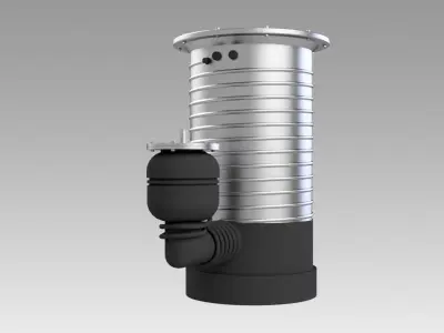 Diffusion vacuum pump 3D model