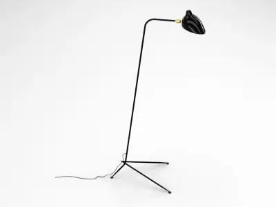 Contemporary Floor Lamp 001 3D model