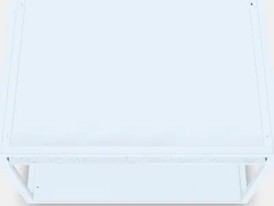 PLATSA Open shelving unit 4 Low-poly 3D model