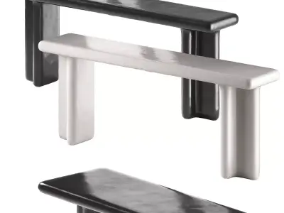 CB2 Bodene Console Table 3D model