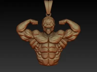 King Kong Pendant  3D model