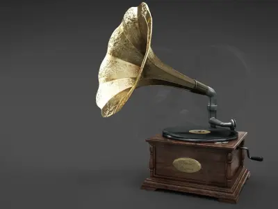 Gramophone 3D model