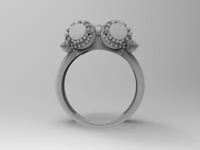 anillo oso  3D print model