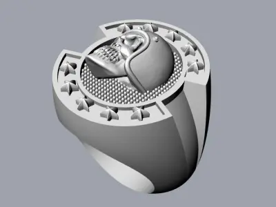 Men rings 06 3D print model
