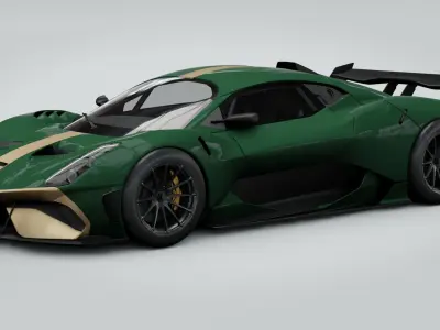 Brabham BT62 R 3D model