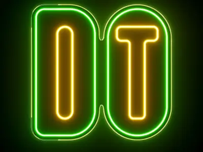Do It Neon Sign 3D model