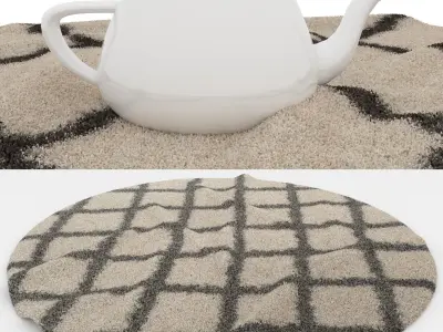 Rugs No 722 Low-poly 3D model