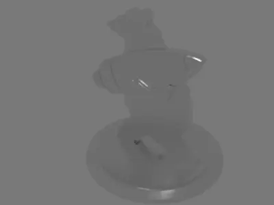 Ornament bear Wojtek figurine Free 3D print model