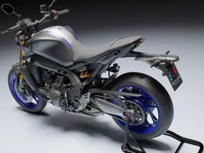 Yamaha MT 09 SP 2021 Low-poly 3D model