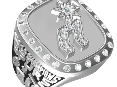 Championship Ring 3D print model