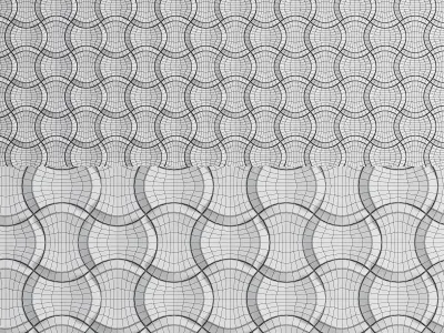 Soft Wedge wall panel 3d model Low-poly 3D model