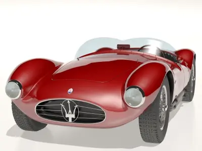 Maserati A6GCS Spyder Fantuzzi 3D model