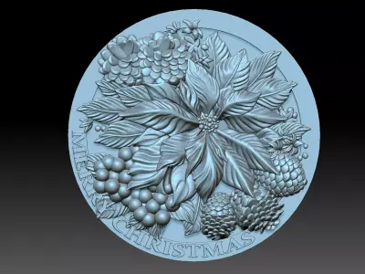 Flower Christmas Star 3D print model