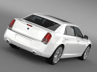 Lancia Thema 2014 LWB 3D model