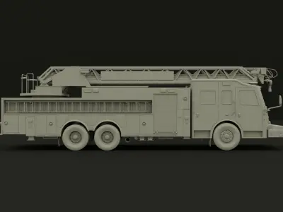 Firetruck Viper 3D model