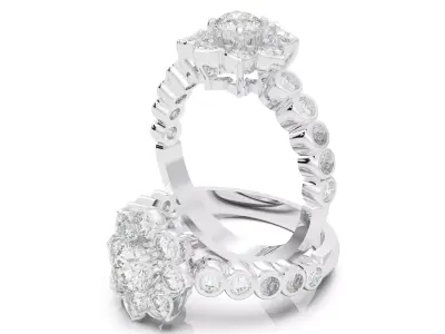 Star Ring  3D print model