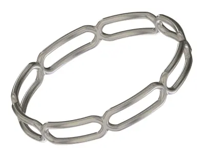 Graceful Fancy Bangle 3D print model