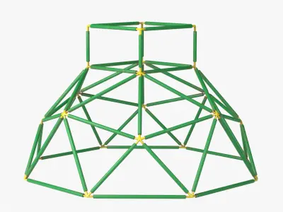 Climbing Dome Low-poly 3D model