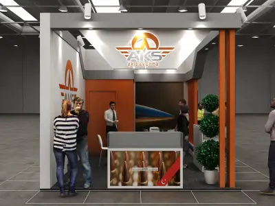 Stand Exhibition 3D model