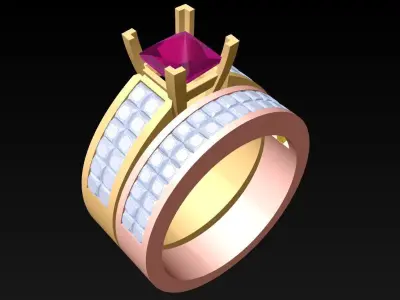 Wedding Rings - N821255 3D print model