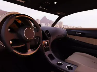 Generic Car Interior 3D model