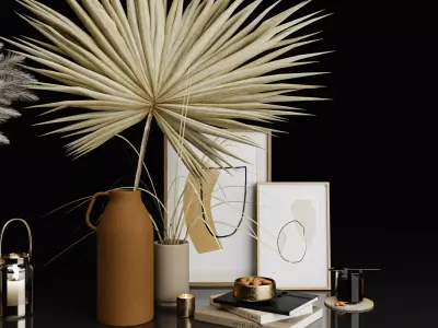 Modern Minimalist Decorative Set 3D model