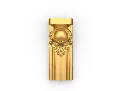 Classic decor ornament carved 11 3D model