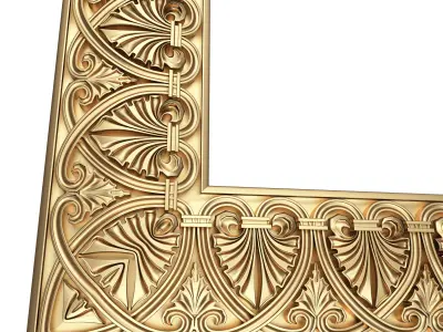 Classic Frame 032 Low-poly 3D model