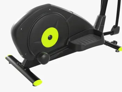 Fitness cross trainer elliptical 3D model