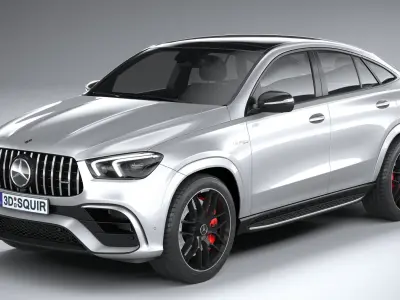 Mercedes-Benz GLE 63 AMG Coupe 2021 3D model