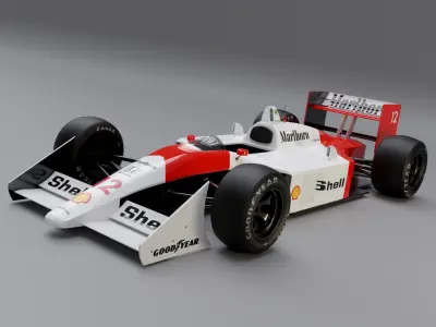 McLaren F1 MP4 - 4 1992 3D model