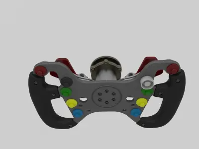 GT3 Racing Steering Wheel 3D Model for 3D Printing  STL File 3D print model