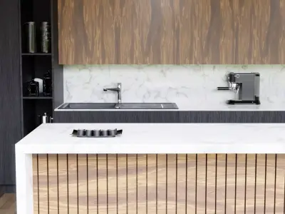 Modern Kitchen 3D model purchase
