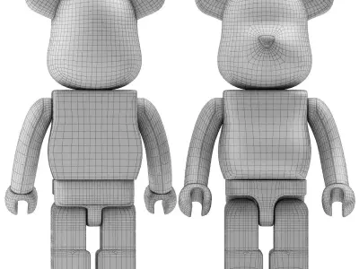 bearbrick cote escriva 3D model
