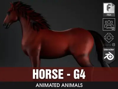 Horse-G4 3D model